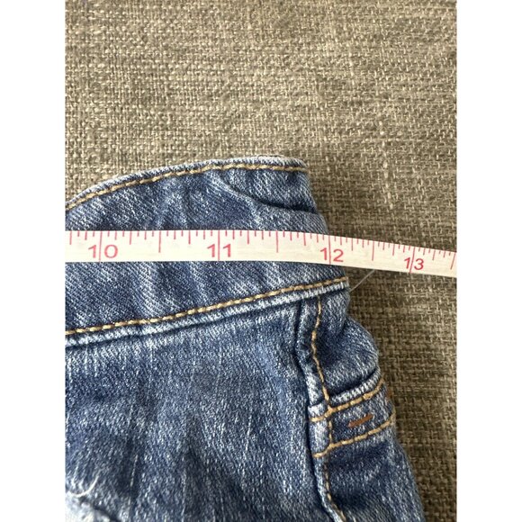 SO Girls Bootcut Blue Denim Jeans Western Size 10 w/ Leopard Print Accents - Picture 6 of 7